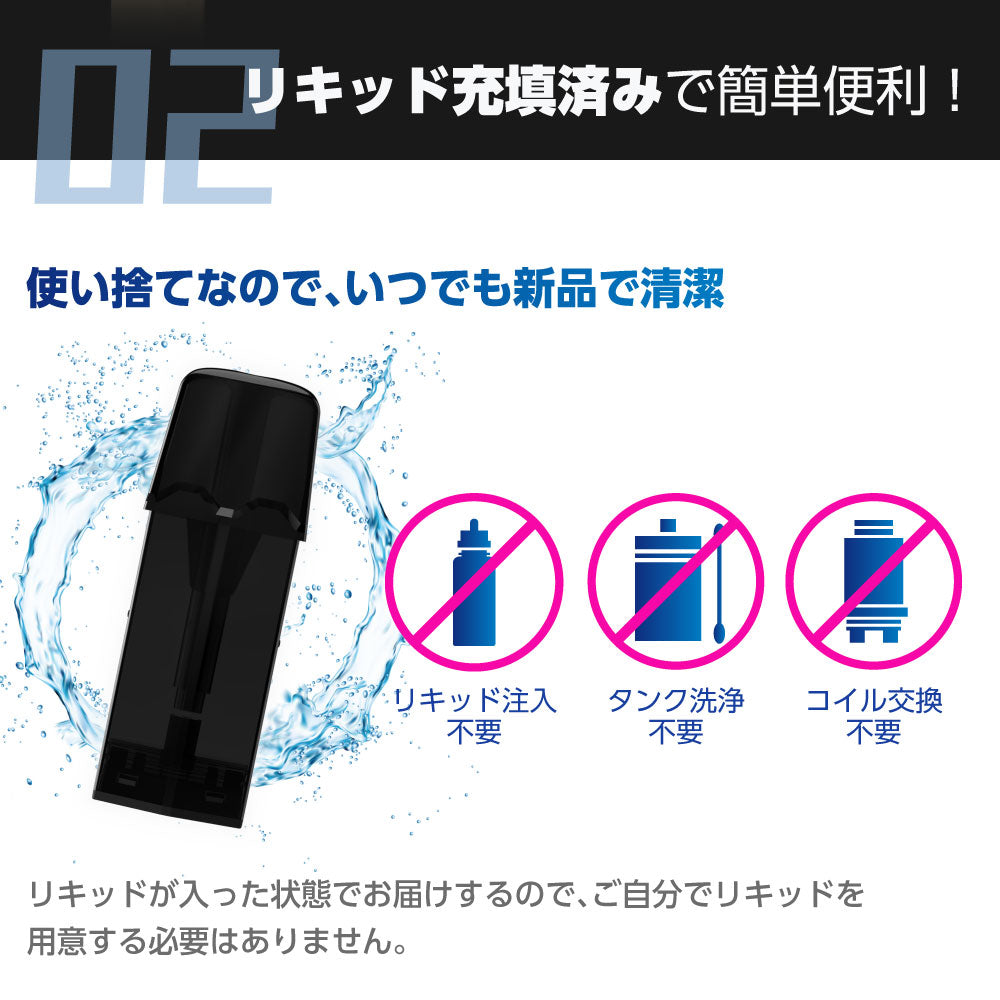 互換LAB ドクタースティック タイプ X用 互換カートリッジ 20本セット