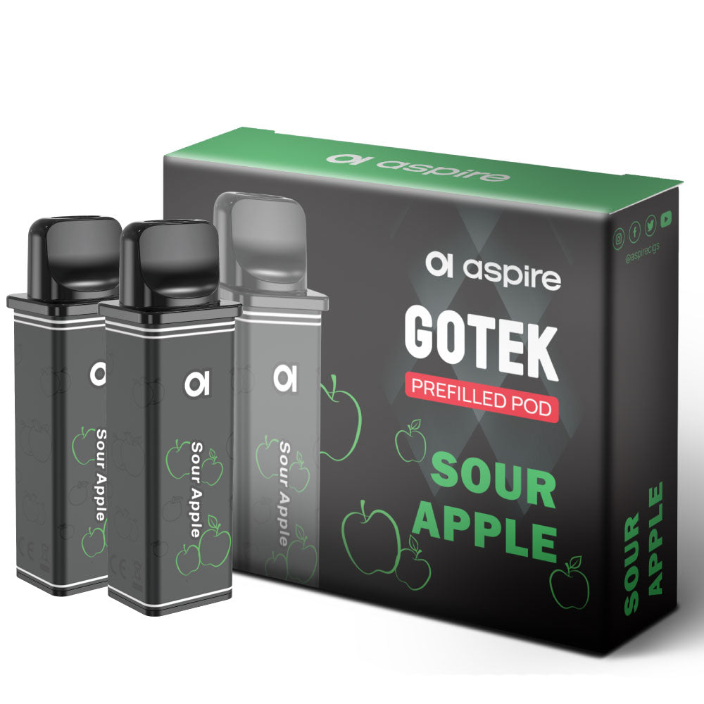 Aspire GOTEK リキッド充填済みカートリッジ アスパイア ゴーテック PODカートリッジ VAPE ベイプ リキッド – デジモク