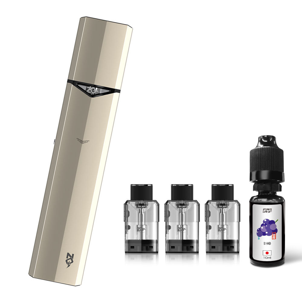 ZQ XTAL MAX 交換用POD3個＋選べるリキッド1本セット │ゼットキュー