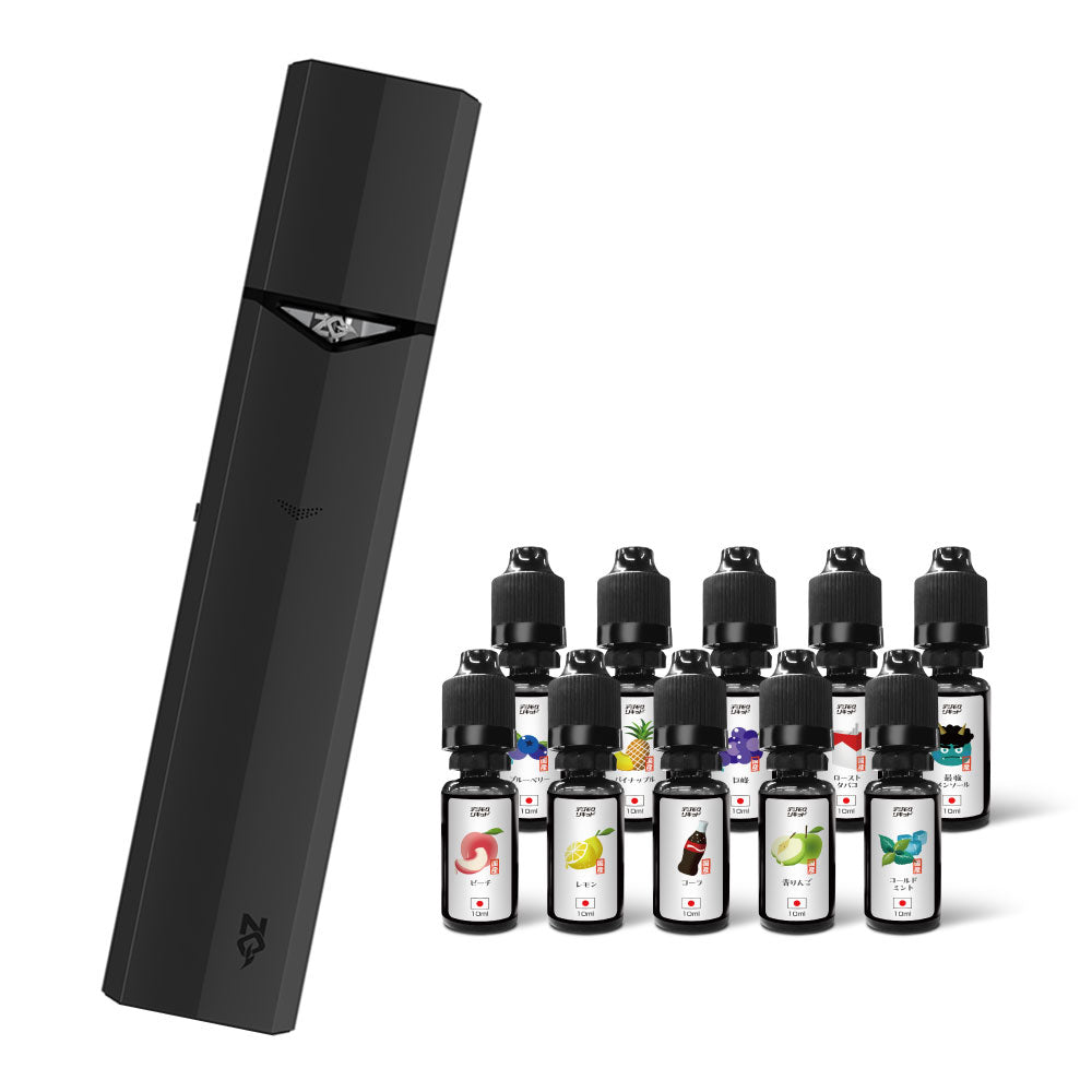 VAPE リキッド10個つき ZQ XTAL MAX 選べるリキッド10本セット │ゼットキュー エクスタル
