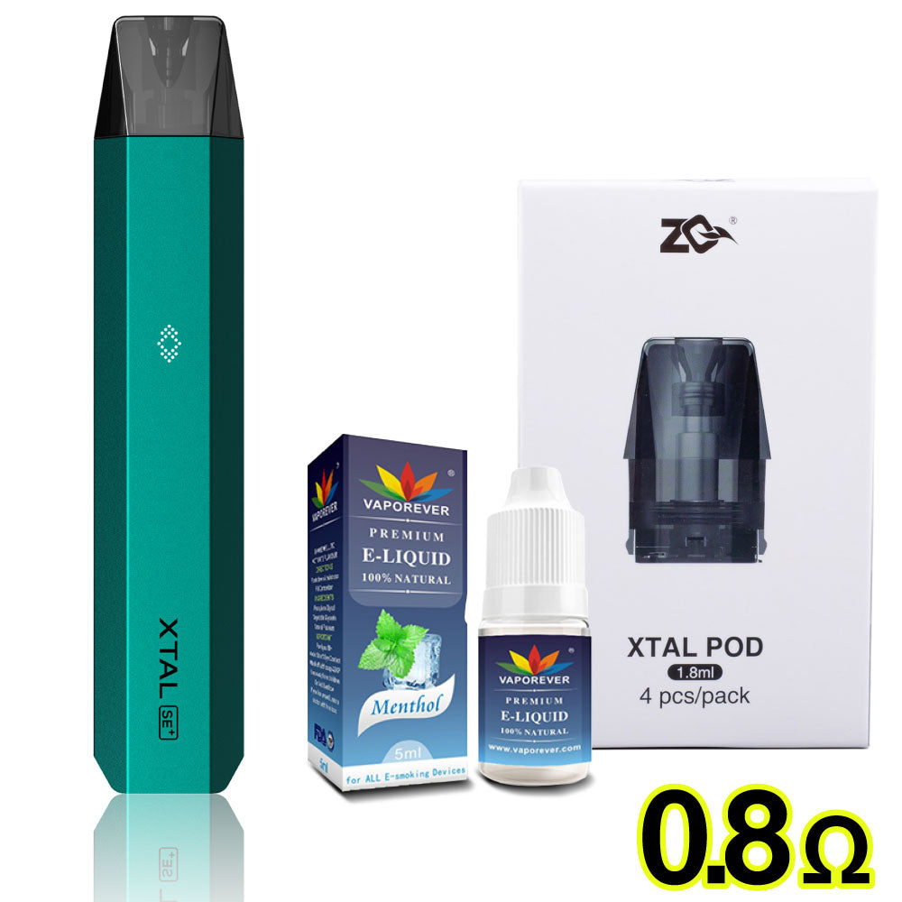 ZQ XTAL SE+ 交換用POD4個＋選べるリキッド1本セット │ゼット